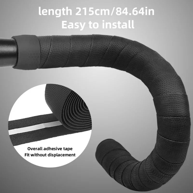 MOTSUV Road Bike Bar Tape – Non-Slip Silicone PU EVA Drop Bar Wrap Bike Bar Tape Axl