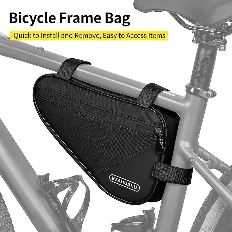 Bike Triangle Frame Bag – 600D Polyester Bicycle Storage Bicycle Frame Bag Axl