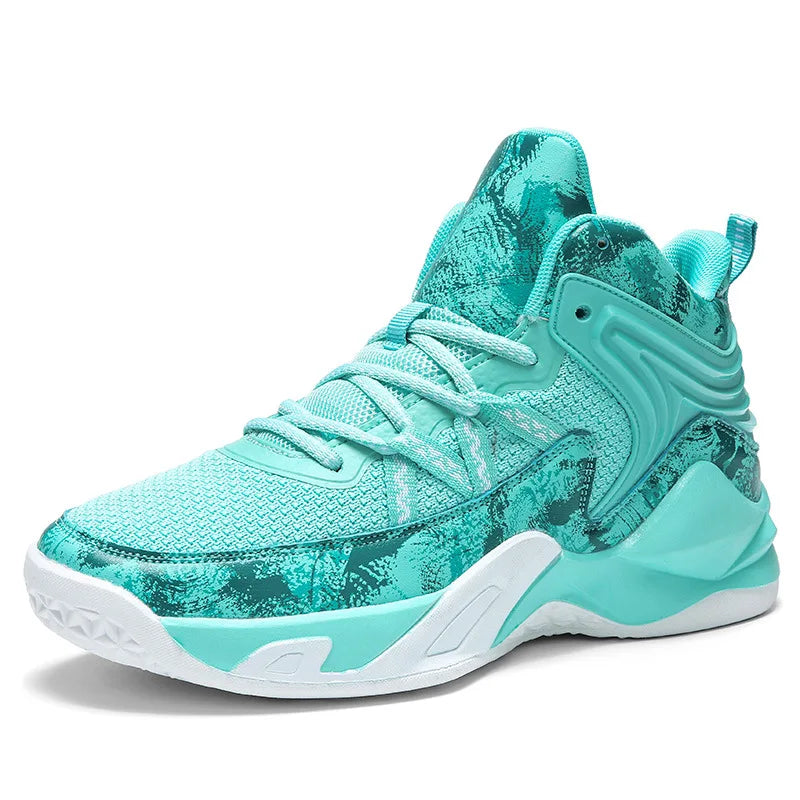 YBQJOO Breathable Basketball Sneakers | Unisex Athletic Shoes Athletic Sneakers Axl green 44