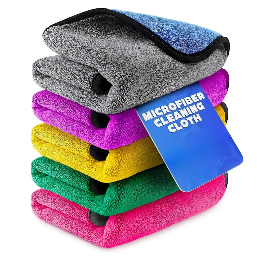 Heavy-Duty Microfiber Cleaning Cloths – 5 or 10 Pack Microfiber Cleaning Cloths Axl