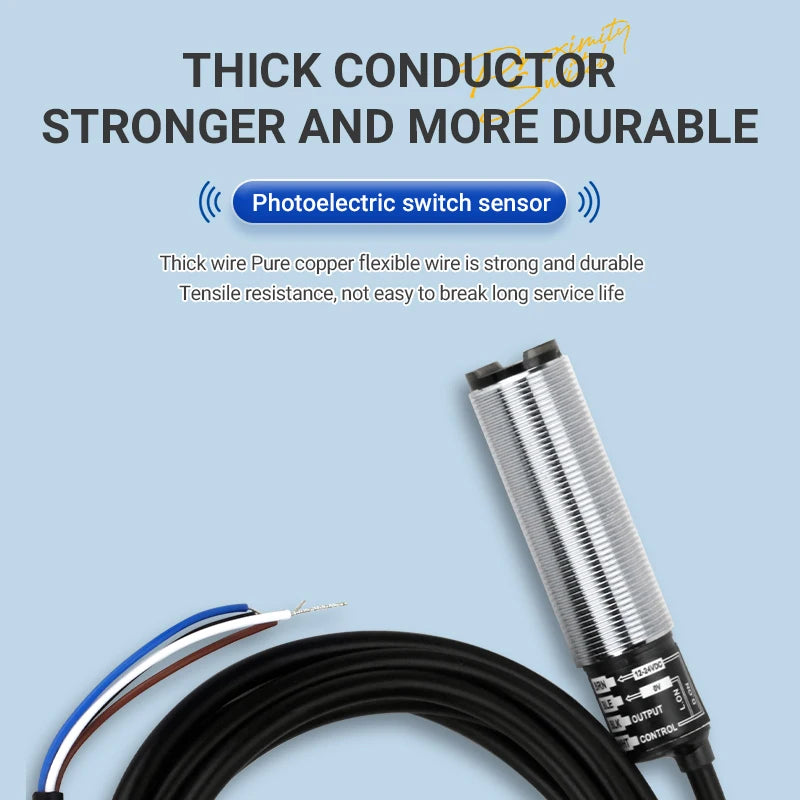 CKCTINNER BR M18 Photoelectric Infrared Diffuse Sensor 1–40cm Photoelectric Sensor Axl