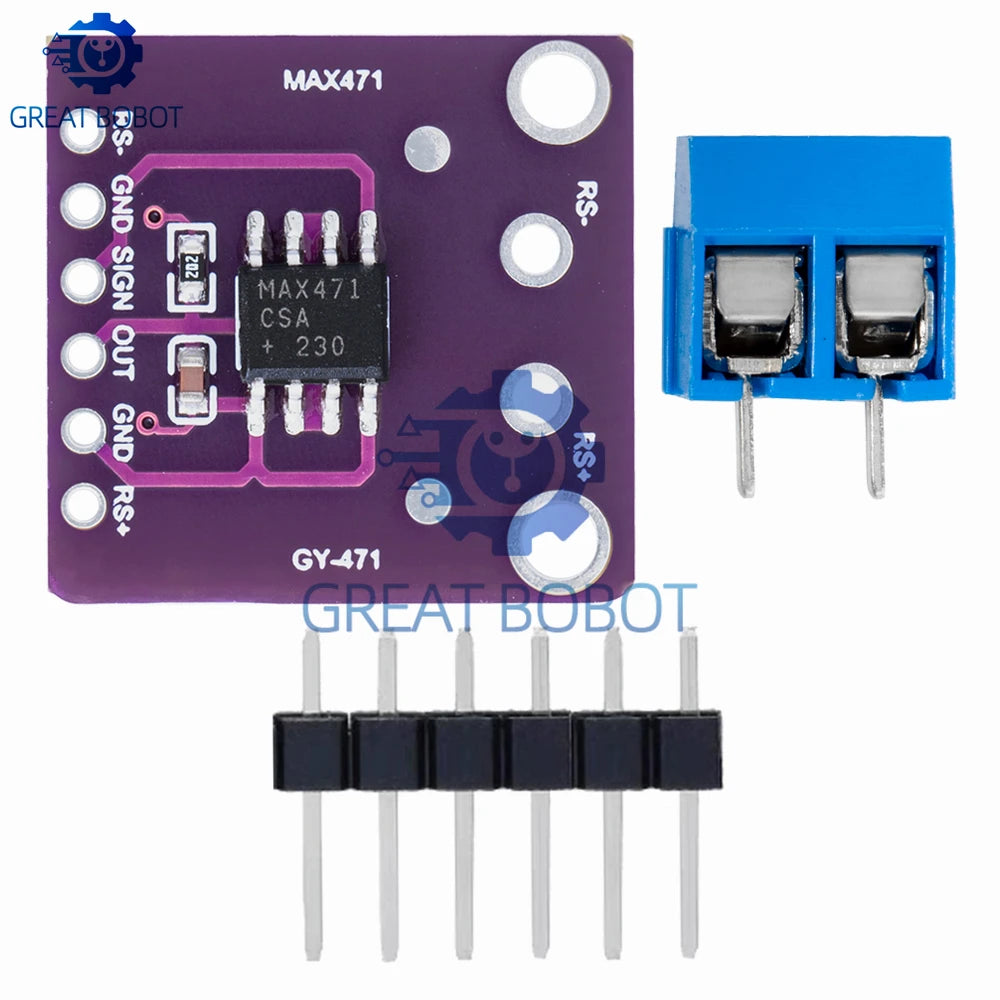 MAX471 3A Current Sensor Module for Arduino – DC 0–30V Current Sensor Module Axl