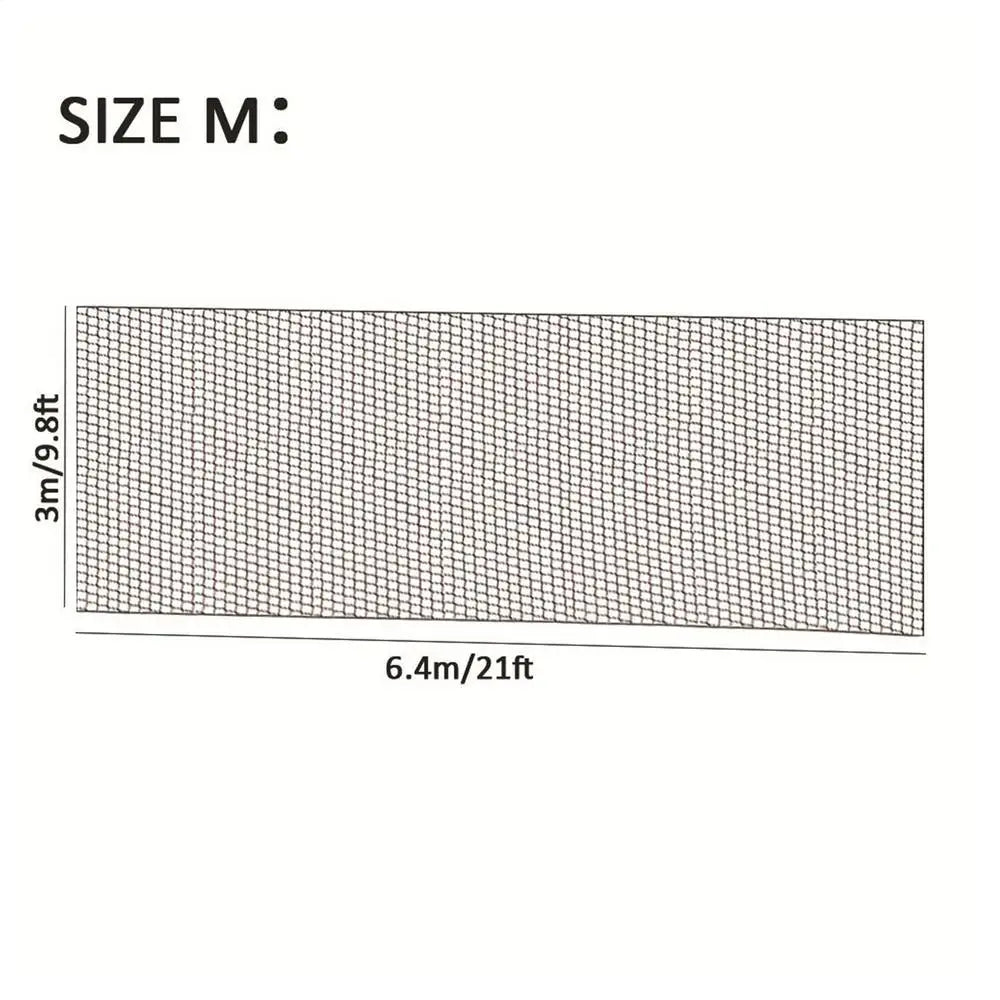 Weatherproof Ball Stop Netting – Nylon Multi-Sport Barrier Sports Barrier Netting Axl 3x6.4m