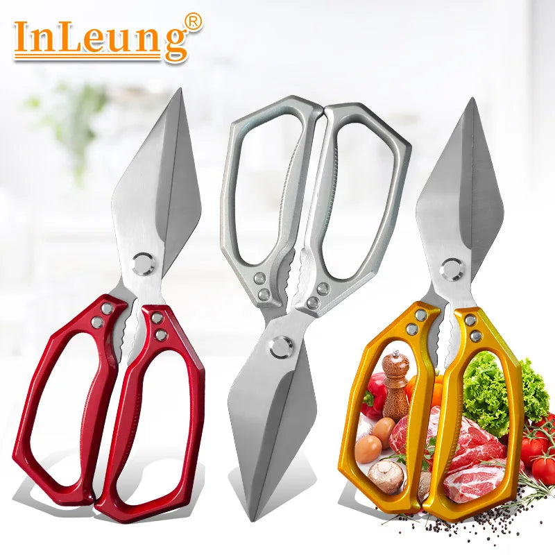 Stainless Steel Kitchen Shears – Heavy-Duty Meat & Poultry Scissors Kitchen Shears Axl