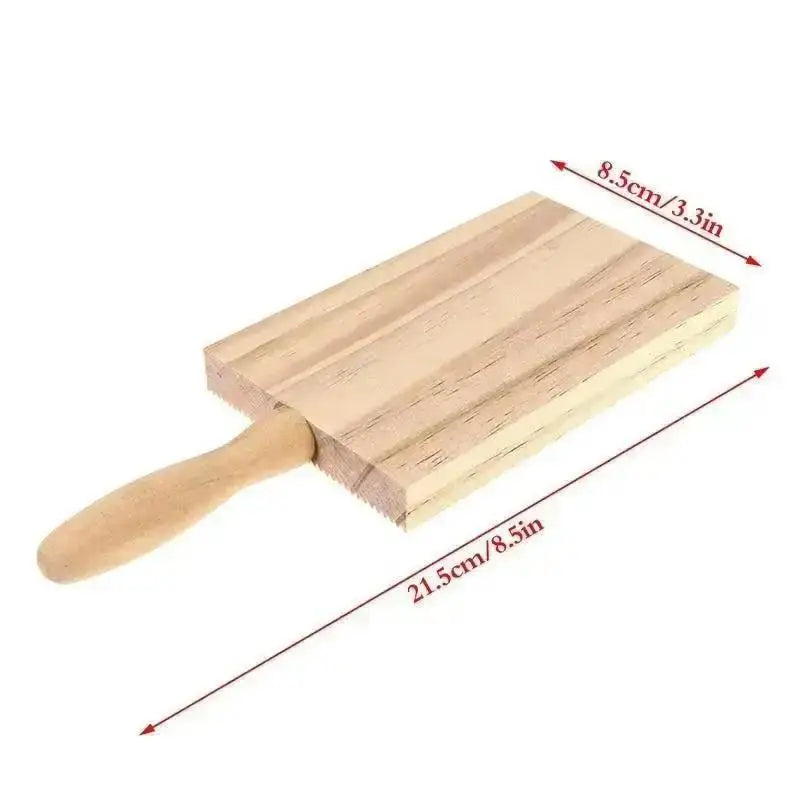 Wooden Garganelli Board – Pasta, Gnocchi & Macaroni Maker Pasta Making Board Axl A