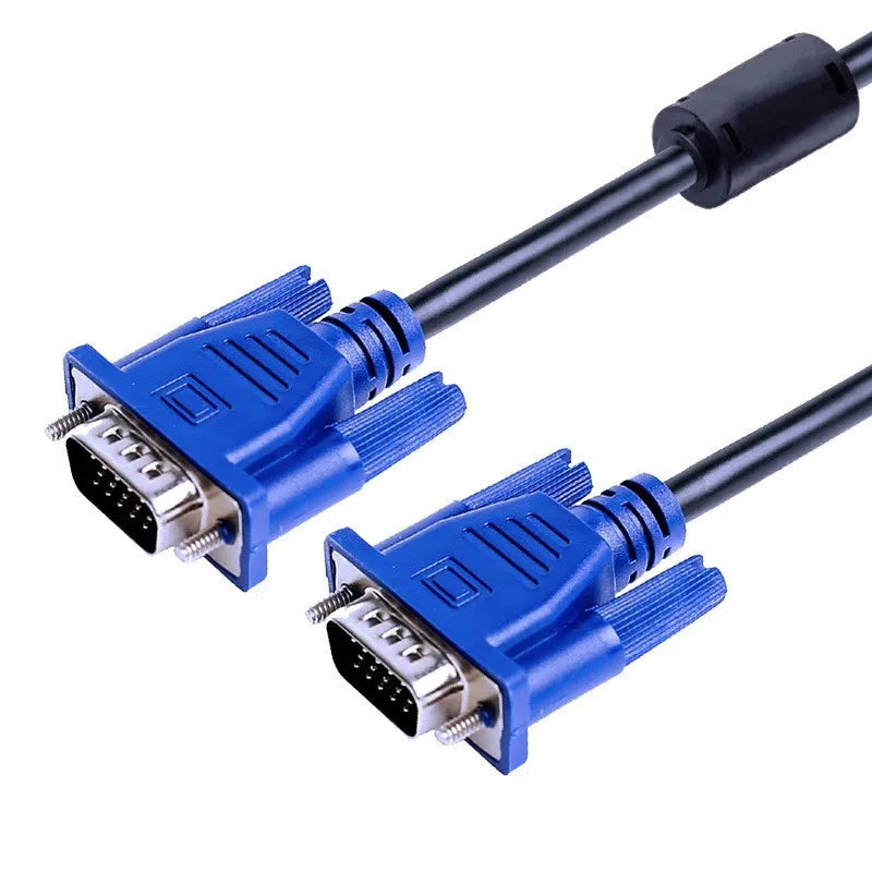 VGA Male to Male Cable with Magnetic Ring | Monitor & Projector VGA Video Cable Axl