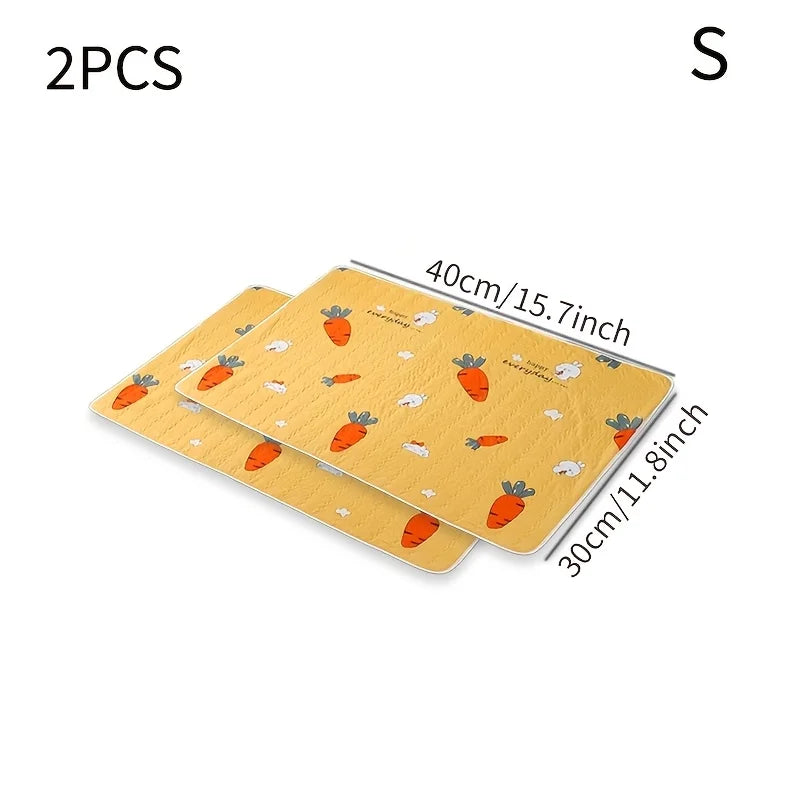 2-Pack Washable Reusable Pet Pads – Cat & Dog Floor Mat Pet Floor Mat Axl 2PCS 30x40cm