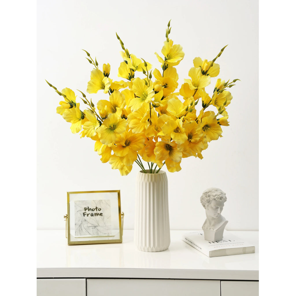 Artificial Phalaenopsis Orchid Stems – 3 or 5 Pcs Silk Flowers Artificial Flowers Axl