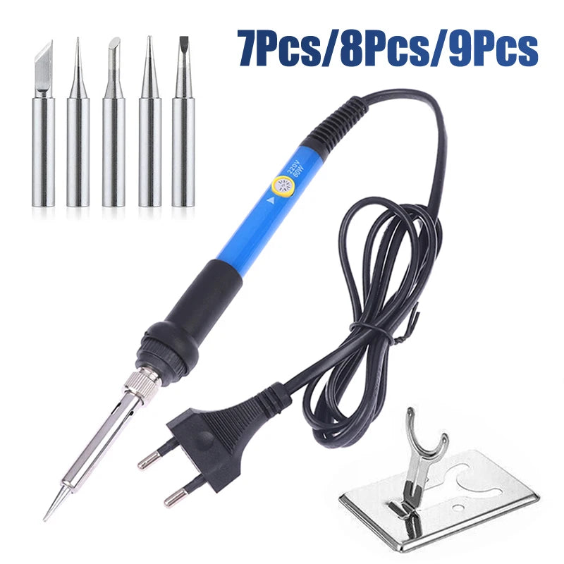60W Adjustable Electric Soldering Iron Kit 220V | Rework Tool Soldering Iron Kit Axl