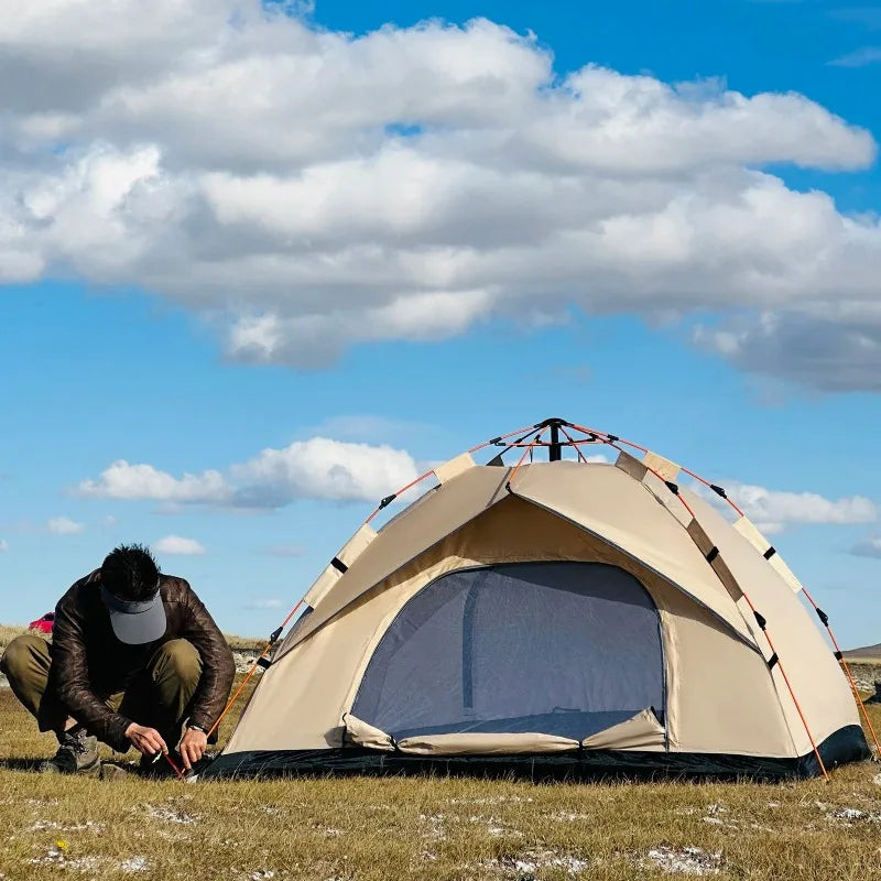 Automatic Pop-Up Camping Tent – Waterproof 3–4 Person Pop-Up Camping Tent Axl