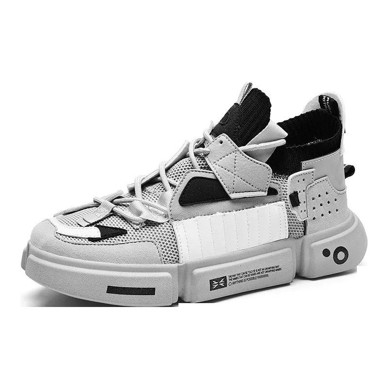 YBQJOO Men's Breathable Mesh Sneakers | Non-Slip Walking Shoes Men's Casual Sneakers Axl