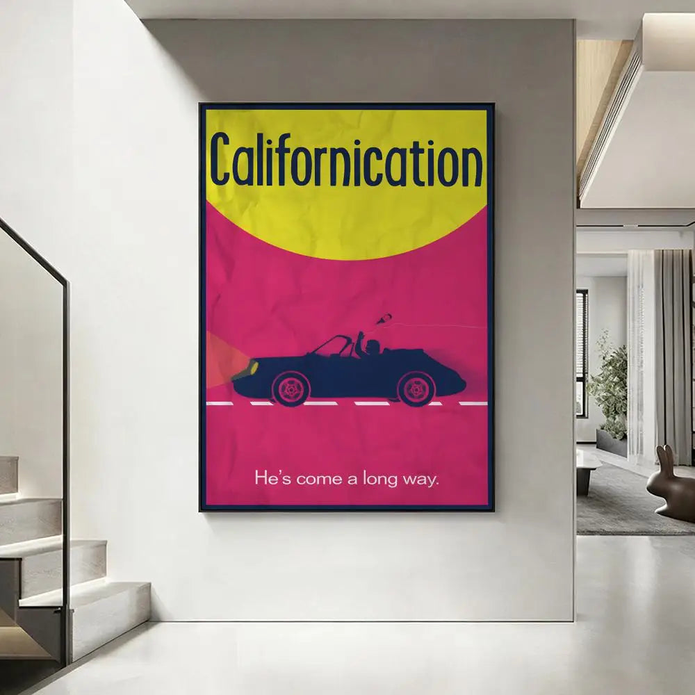 Californication TV Show Poster – HD Waterproof Wall Art Decor Wall Art Poster Axl White2 15X20cmNoframe
