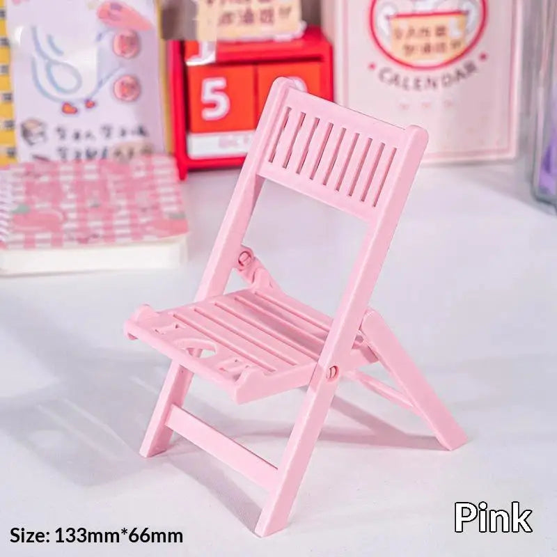 Mini Beach Chair Phone Stand – Foldable Desktop Tablet Holder Phone Stand Axl A2