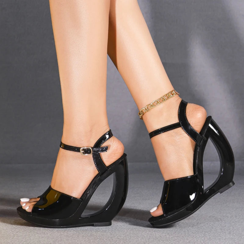 Women's Open Toe High Heel Platform Sandals | Party Shoes High Heel Sandals Axl