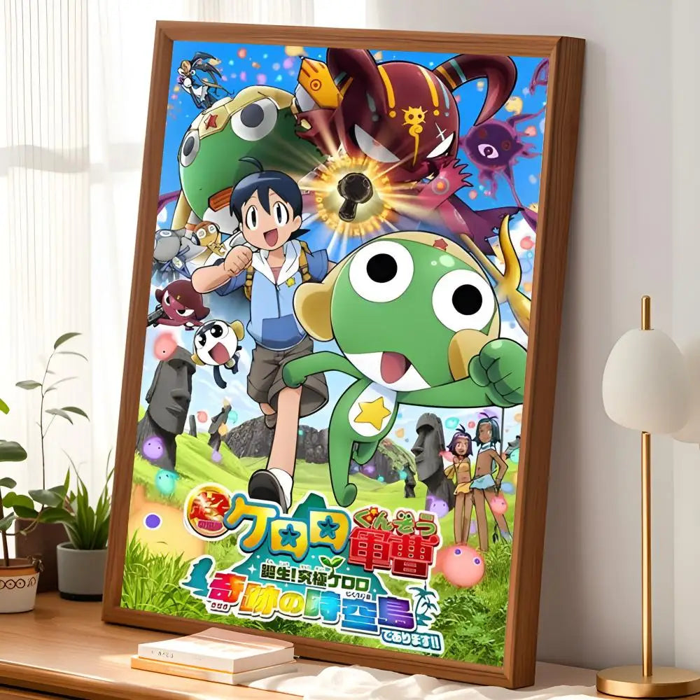 Sgt. Frog Anime Self-Stick HD PVC Wall Poster – Waterproof Anime Wall Poster Axl