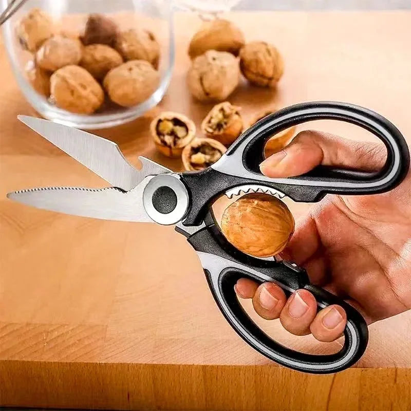 Heavy-Duty Stainless Steel Kitchen Scissors | Multi-Use Kitchen Scissors Axl