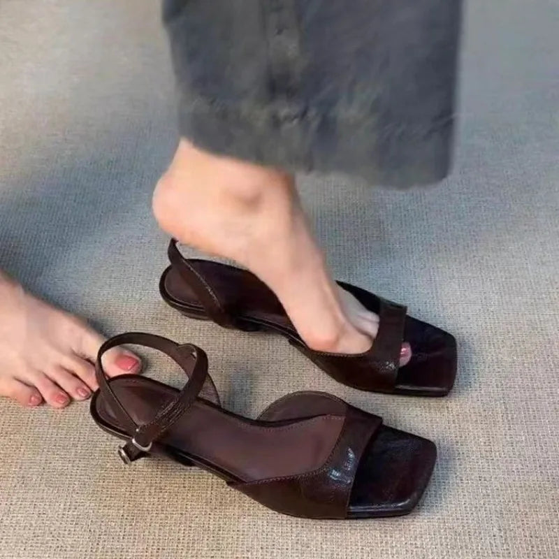 Women's Low Heel Square Heel Sandals – Office & Casual EU 35–42 Women's Sandals Axl