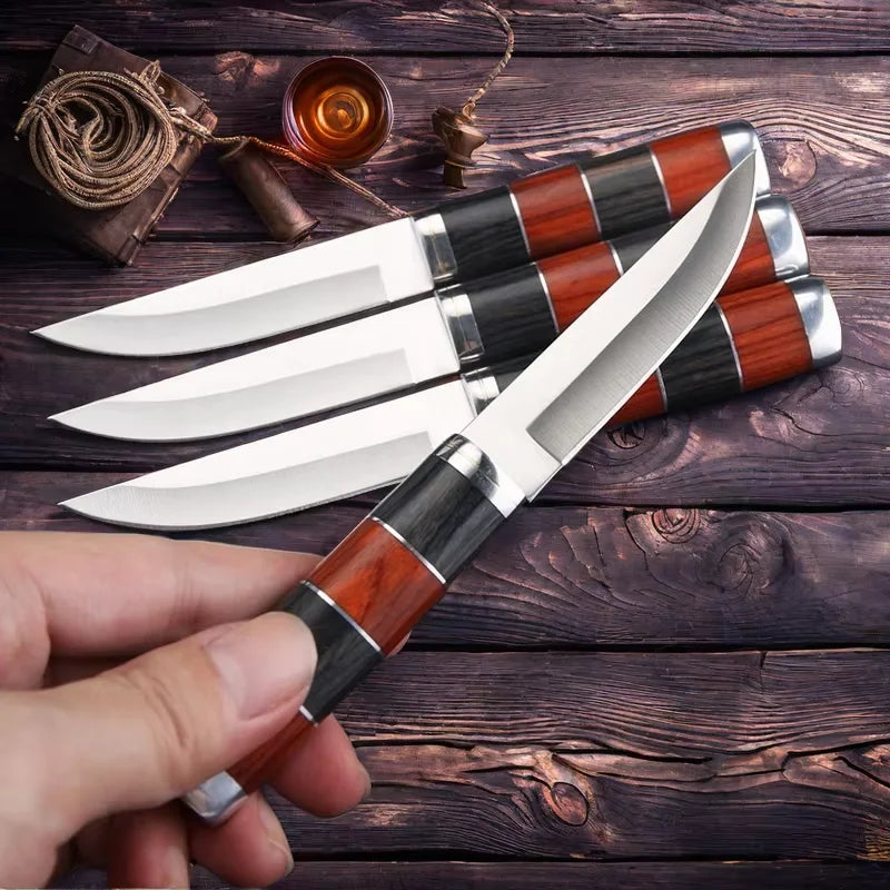 Stainless Steel Paring Knife – Wood Handle & Blade Cover Paring Knife Axl