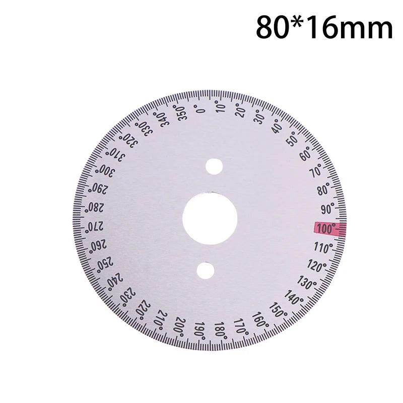 Embroidery Machine Dial Scale 80mm & 107mm – Stainless Steel Embroidery Machine Part Axl Outer 80xInner 16
