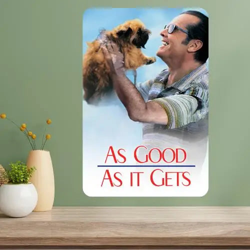 As Good As It Gets Classic Movie Aluminum Metal Sign Metal Wall Sign Axl aluminum sign aluminum 20x30cm