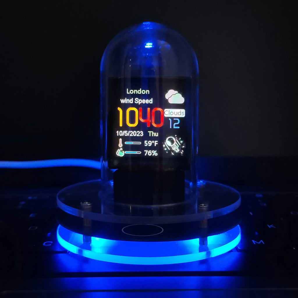 WiFi Smart Weather Station Clock – Thermometer & Hygrometer Smart Weather Clock Axl