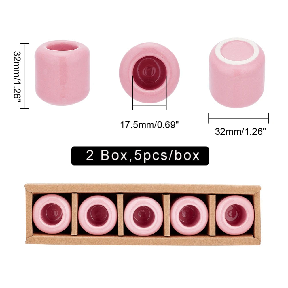 5-Pack White Porcelain Mini Candle Holders – Ritual & Decor Mini Candle Holders Axl AECH04-00775