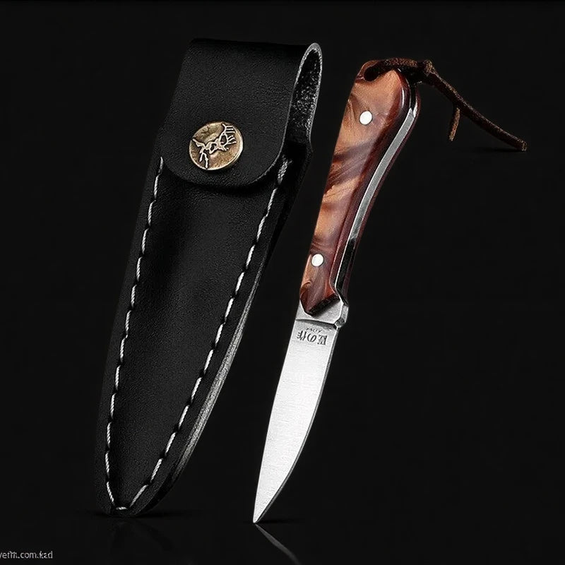 Mini Fixed Blade Knife – Stainless Steel Camping & Kitchen Knife Fixed Blade Knife Axl