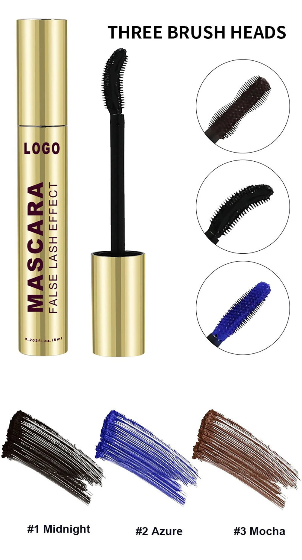 Waterproof Brown Lengthening Mascara – Vegan Private Label Mascara Axl
