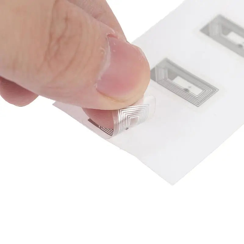 NFC NTAG213 Sticker Tags 13.56MHz RFID Wet Inlay 10/100 Pack NFC RFID Sticker Tags Axl