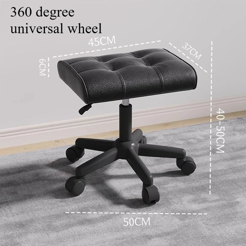 Adjustable Height Memory Foam Foot Rest – Ergonomic Footstool Ergonomic Footstool Axl Black