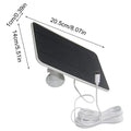 20W Solar Panel Charger for Ring Camera – Weatherproof USB-C Solar Camera Charger Axl White
