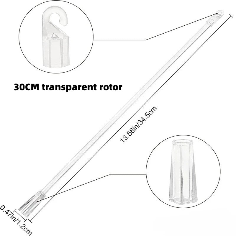 Telescopic Curtain Pull Rod 30–60cm | Aluminum Window Opener Pole Curtain Pull Rod Axl C 30CM