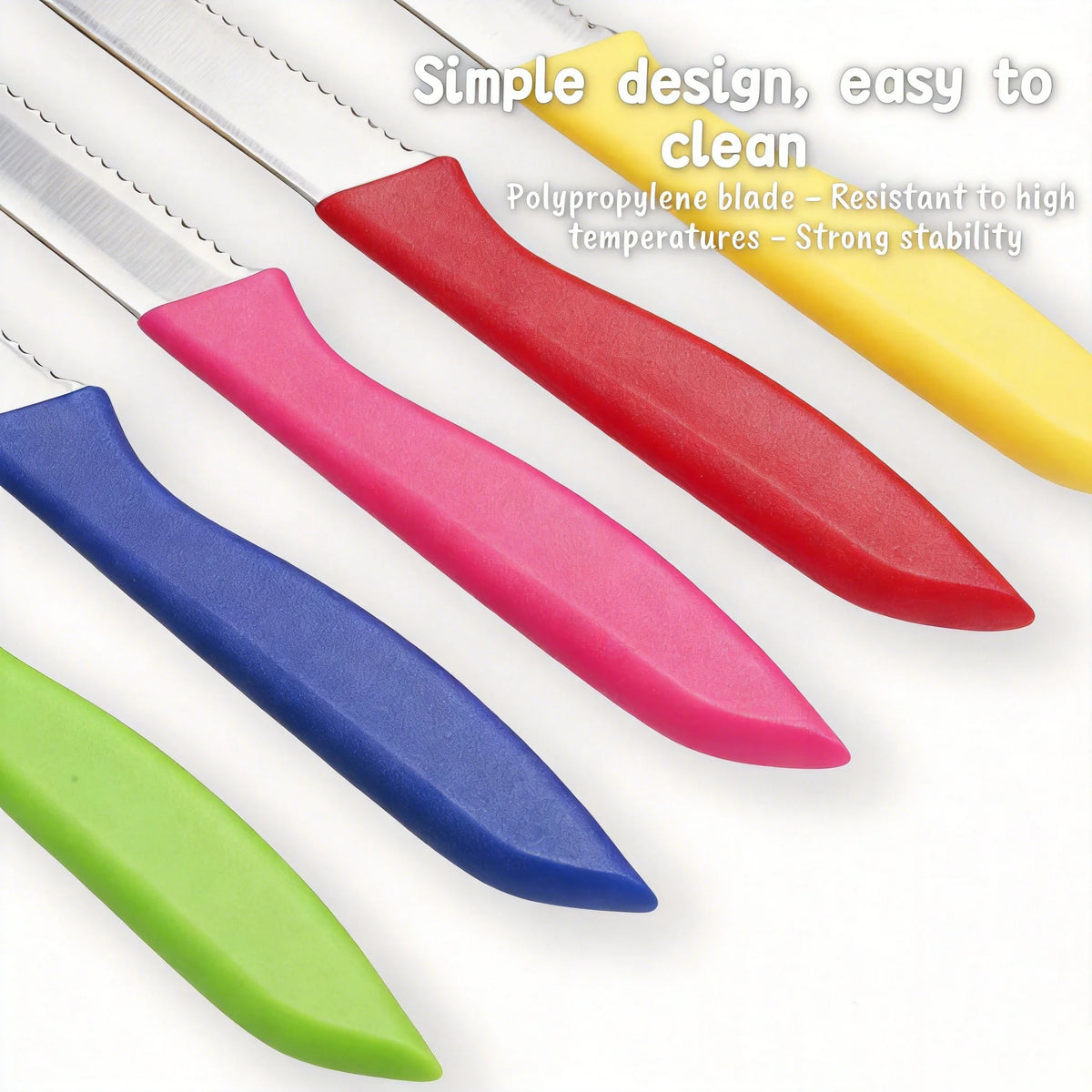 Steak Knife Set 1–8 Pc | Serrated Stainless Steel Kitchen Knives Steak Knife Set Axl