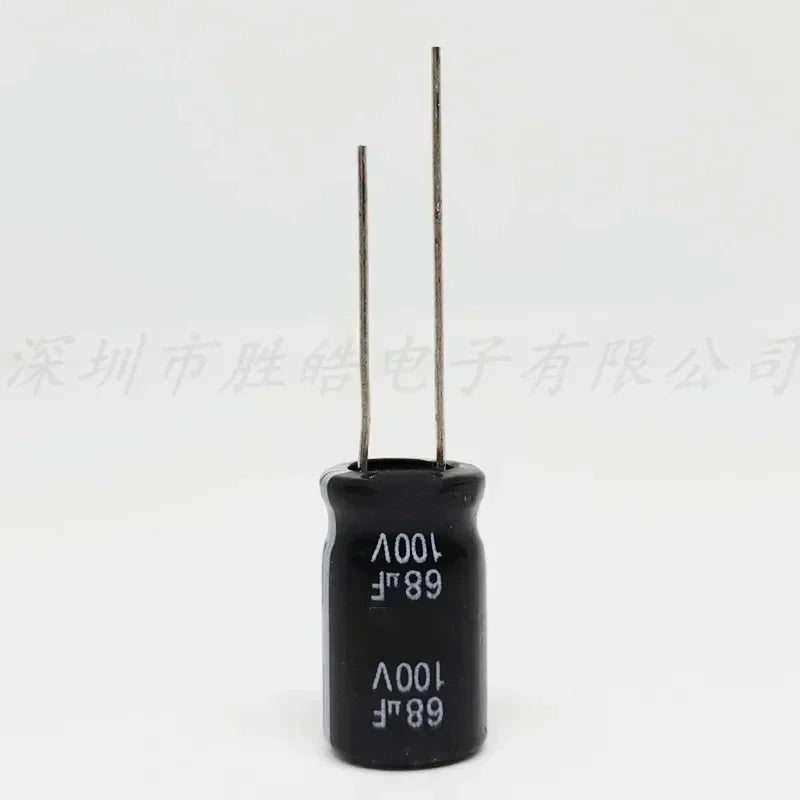 NioCen 100V 68uF Aluminum Electrolytic Capacitors 10x12.5mm Electrolytic Capacitor Axl