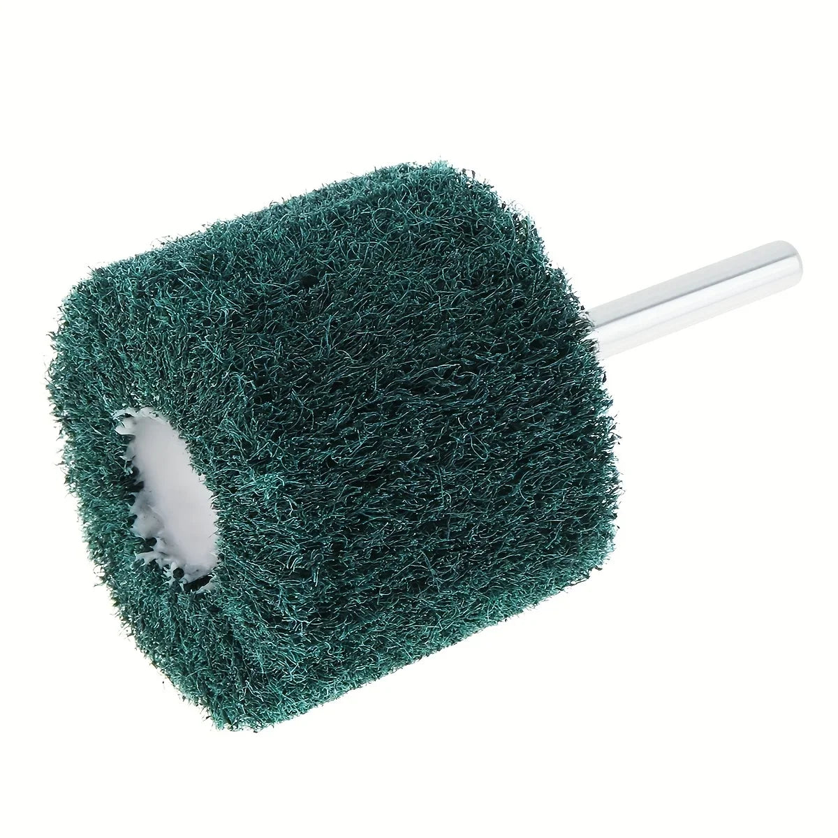 Drill-Mounted Flip Wheel Green Scouring Pad Polishing Brush Drill Polishing Brush Axl