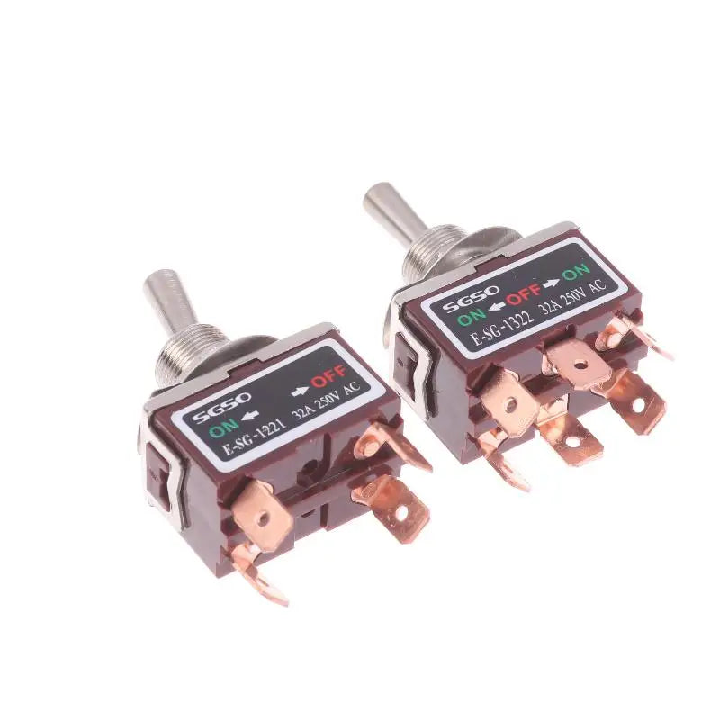 E-SG Self-Locking Rocker Toggle Switch 32A 250VAC 2/3/4/6 Pin Rocker Toggle Switch Axl