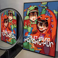 Hanako-kun Anime Self-Adhesive Wall Poster | Sticker Art Anime Wall Poster Axl Black17 50X70cmNoframe