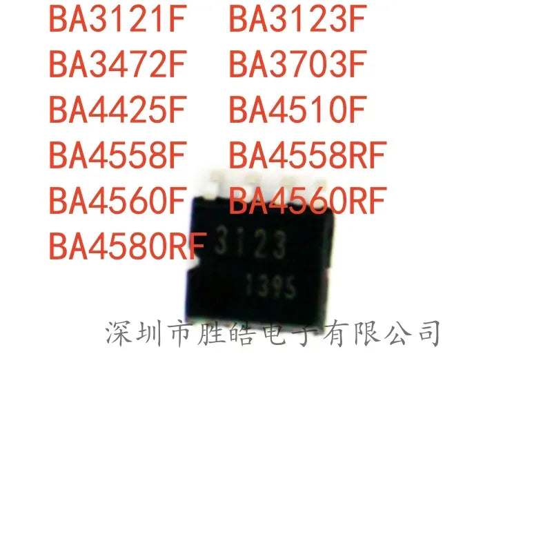 5PCS SOP-8 IC Chips BA4558F BA4560F BA4580RF – NioCen IC Chip Pack Axl BA3123F