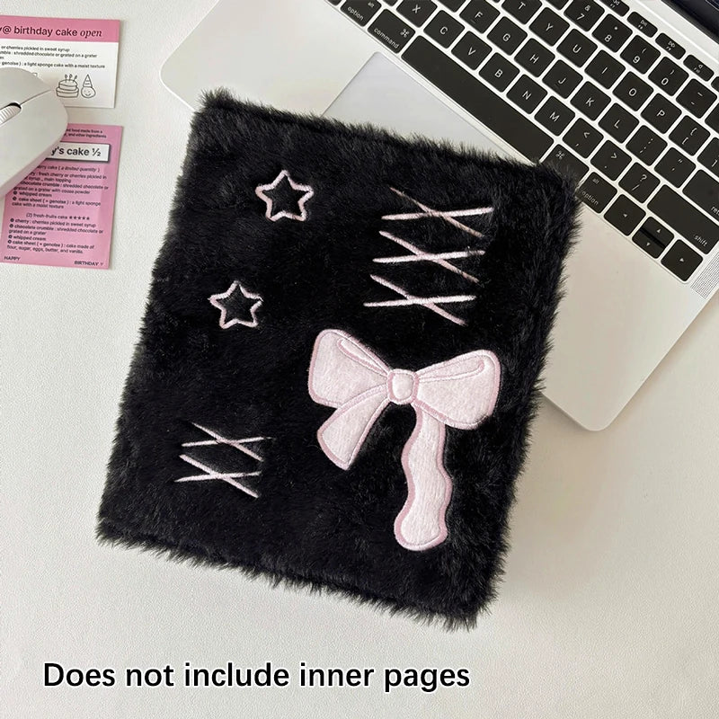 A6 Plush Ballet Bowknot Photocard Binder Album – Kpop Holder Photocard Binder Album Axl A4