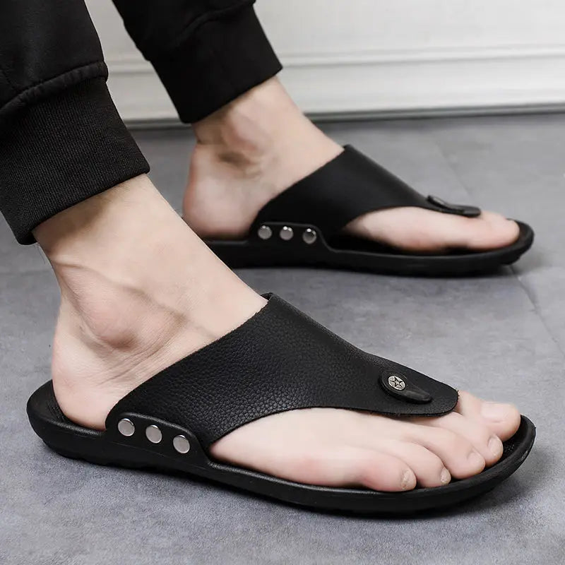 YBQJOO Men's Flip-Flops – Non-Slip Beach Sandals & Slippers Men's Flip-Flops Axl