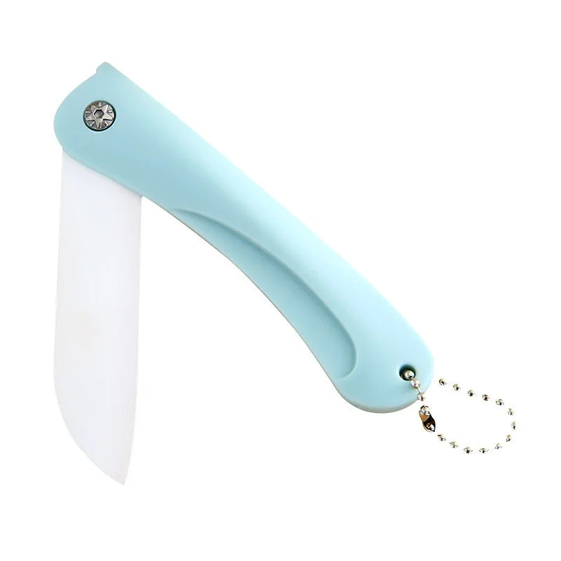 Foldable Ceramic Fruit Knife – Japanese Paring Knife for Travel Ceramic Paring Knife Axl