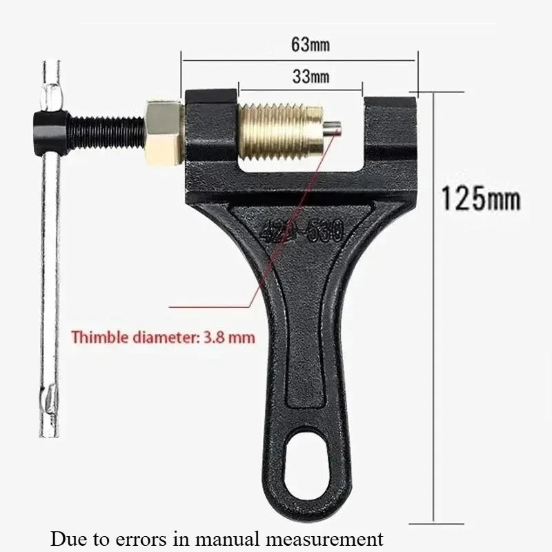 Motorcycle Chain Breaker & Riveting Tool Set 420–530 Chain Breaker Tool Axl