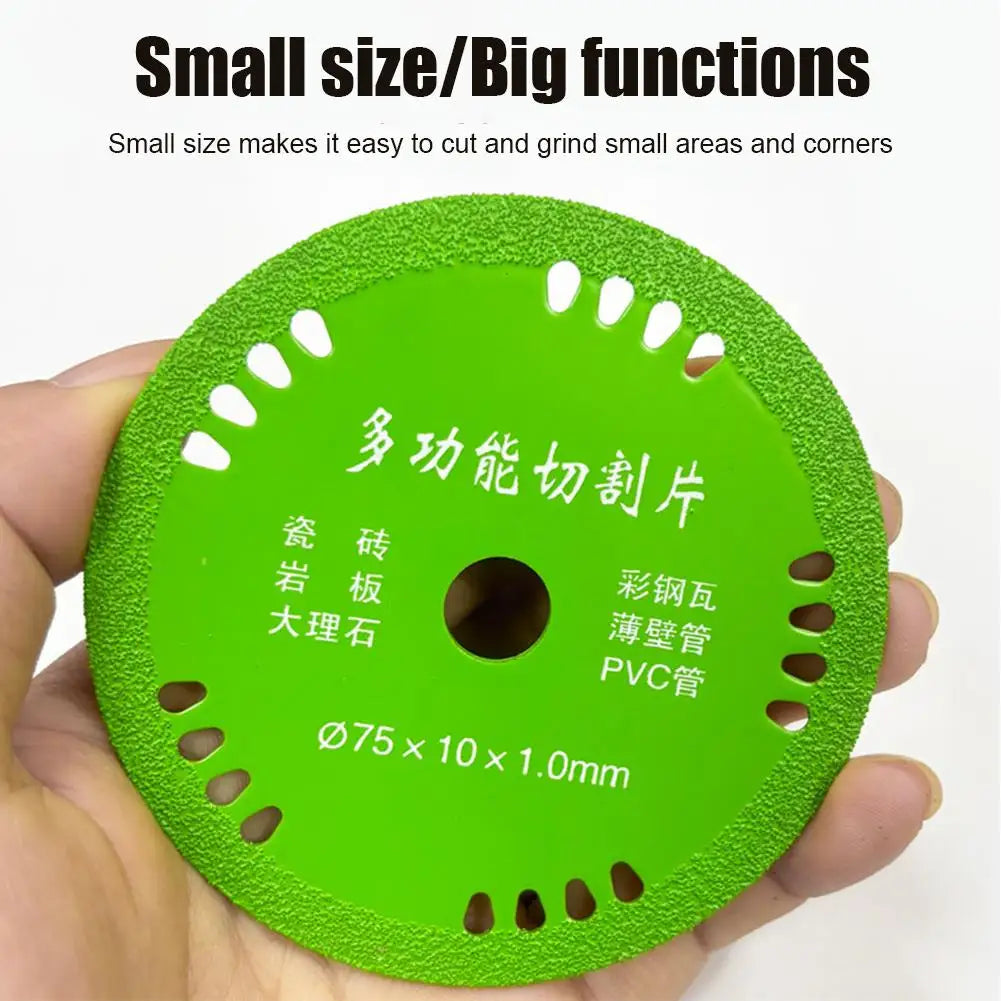 3-Pack 75mm Diamond Cutting Discs – Glass, Tile & Marble Diamond Cutting Discs Axl