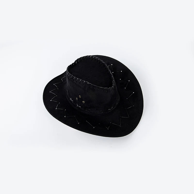 Western Cowboy Hat – Unisex Denim Jazz Cap for Men & Women Western Cowboy Hat Axl Black
