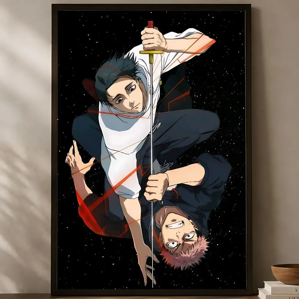 Yuta Okkotsu Anime Self-Stick Wall Poster – HD Waterproof Art Anime Wall Poster Axl