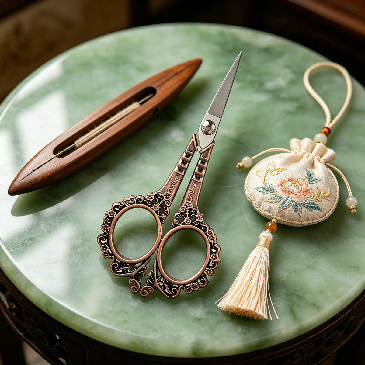 Stainless Steel Tailor Scissors – Sewing & Embroidery Shears Tailor Scissors Axl Scissors-Red copper