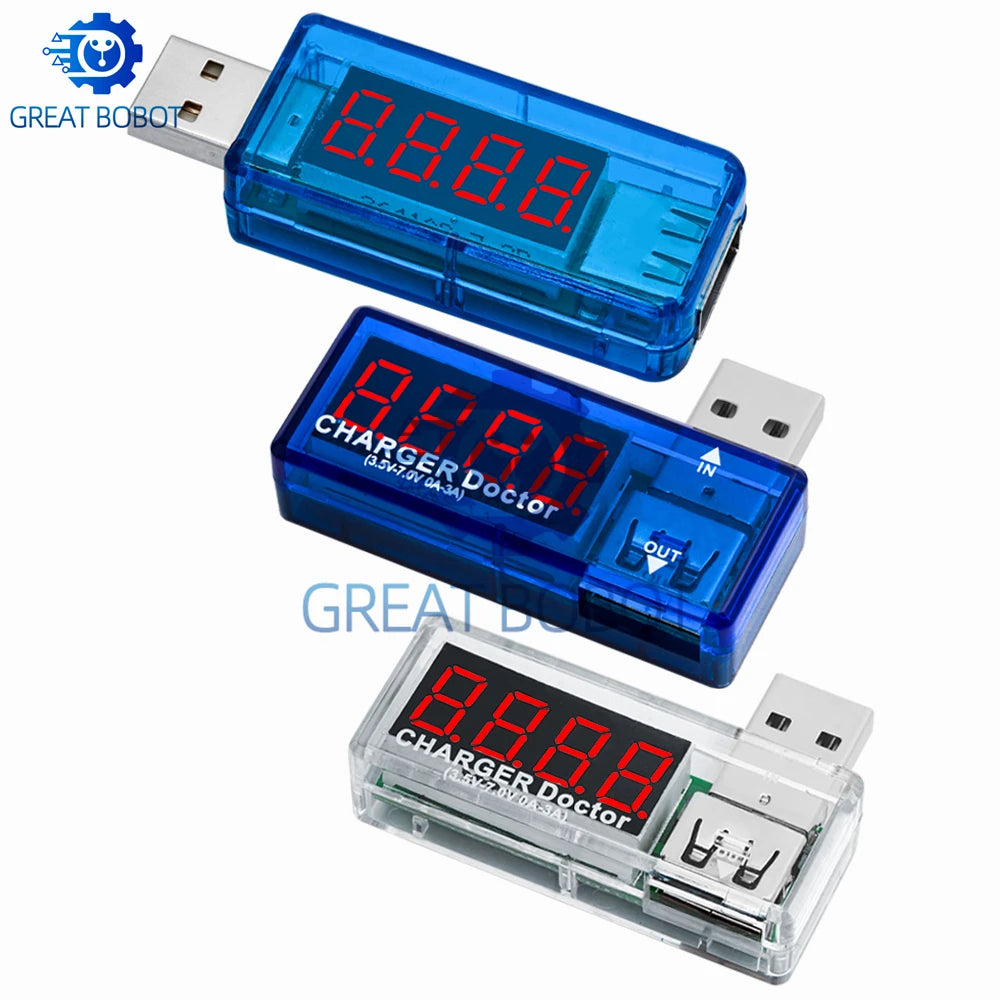 Mini USB Power Tester – Digital Voltmeter & Ammeter USB Charging Tester Axl