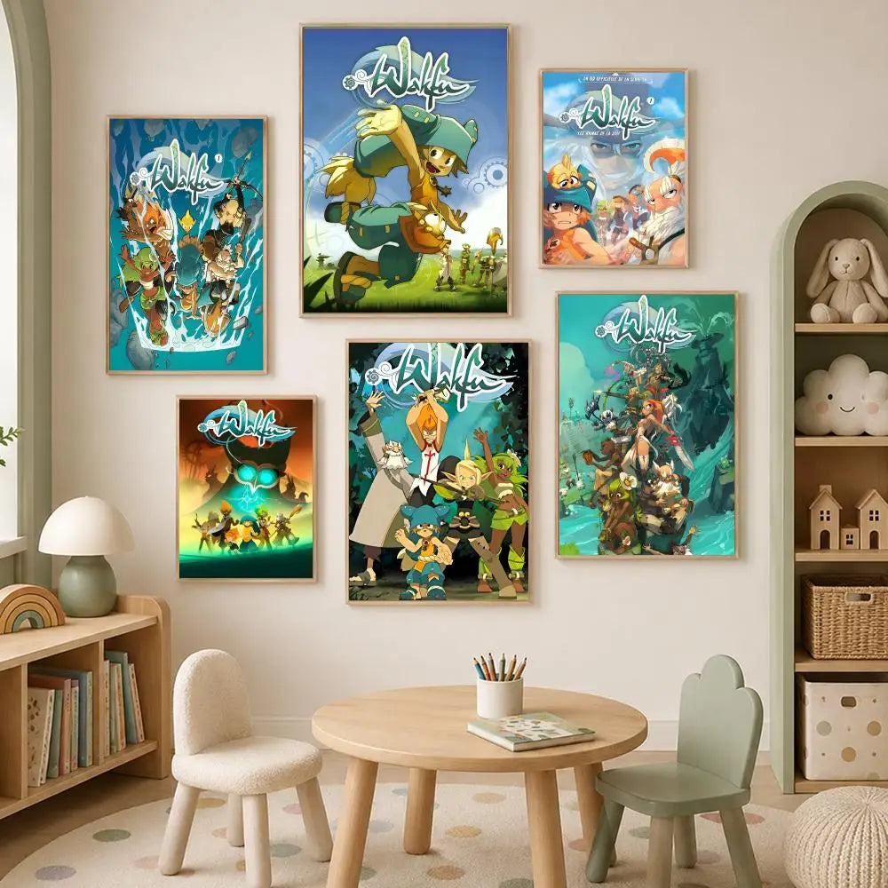 Wakfu Game Self-Stick HD Wall Poster – Waterproof Décor Wall Art Poster Axl