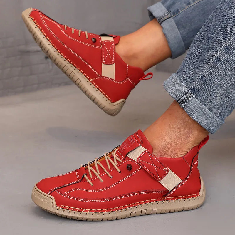 Women's Mid-Top Retro British Style Boots – Soft Sole Loafers Mid-Top Women's Boots Axl