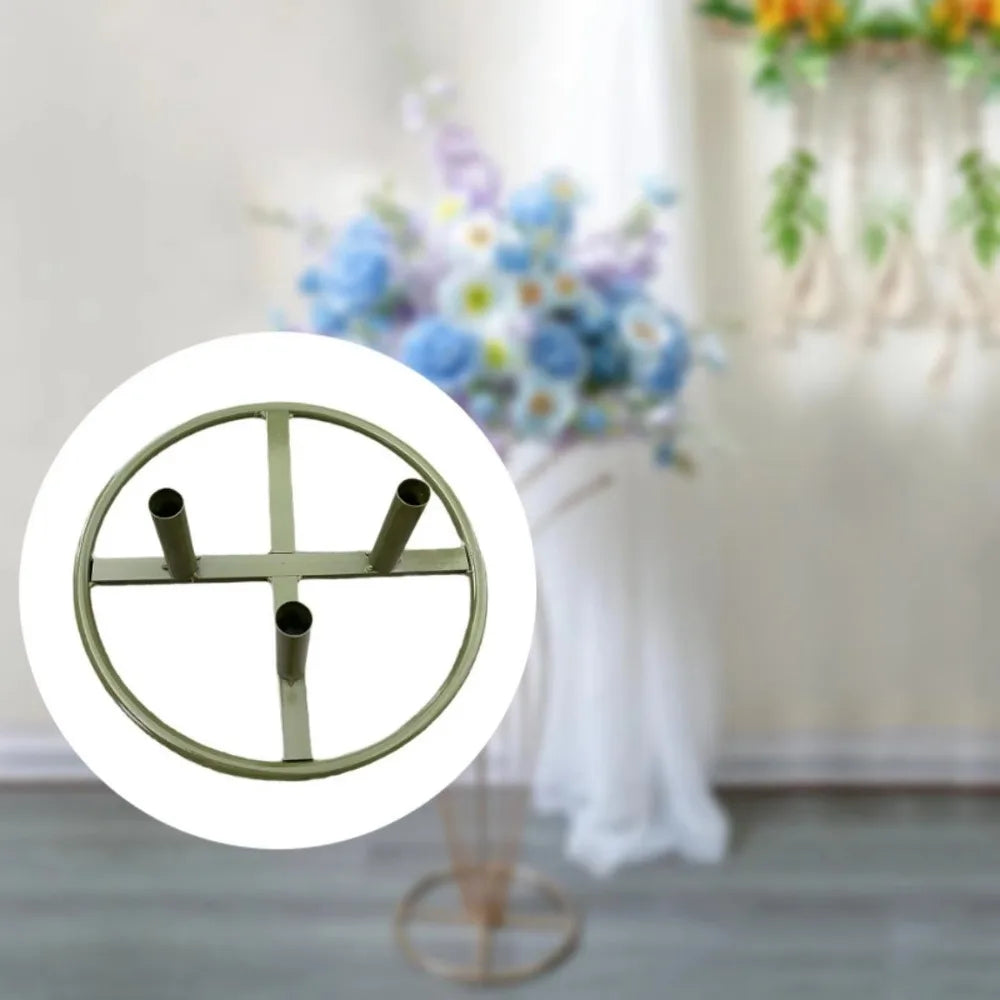 Metal Flower Pole Display Stand Base | Wedding & Home Decor Flower Display Stand Axl